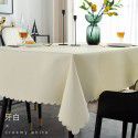 Table cloth waterproof, oil proof, hot proof, wash free table cloth rectangular tea table cloth feels light and luxurious table cloth 