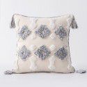 Home stay home decoration Ethnic style cushion headboard ins Moroccan lace tassel tufted pillow pillowcase 