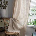 Cloth Dad Curtains, American Simple, Pure Color, Bamboo Knot, Ma Bedroom, Living Room, Shading, Sound Insulation, Thermal Insulation, Float Windows, Finished Products Wholesale 