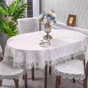 European Lace Living Room Simple Tea Table Table Cloth Hotel Household Round Round Table Table Cloth Light Luxury Fabric 