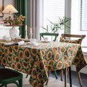 Yimanqiyun American Table Cloth Colorful Jacquard Table Cloth Double sided Pattern Thick Table Cloth Geometric Bohemian Style 