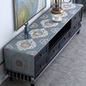 European style TV cabinet cover cloth, table cloth, rectangular tea table, living room, dust-proof cover, table cloth, table mat, shoe cabinet cloth 