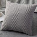 Cross border quilting, ultrasonic three-dimensional embossing pillow cover, simple home pillow, bedside cushion cover, sofa wholesale 