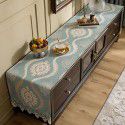 European style TV cabinet cover cloth, table cloth, rectangular tea table, living room, dust-proof cover, table cloth, table mat, shoe cabinet cloth 