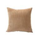 Corduroy pillowcase Amazon home nylon polyester plush strip cushion simple modern cushion cover directly supplied by the manufacturer 