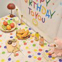  balloon party tablecloth PEVA disposable party tablecloth baby birthday decoration wash free party tablecloth 