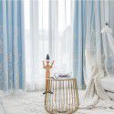 Double layer European high-end luxury French rope embroidered gauze curtain blackout curtain bedroom living room window screen fairy group gauze wholesale