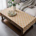 Now simple INS tea table cloth table cloth cotton linen living room TV cabinet cover cloth multi-purpose cover pocket design 