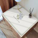 Ins wind bedside table mat waterproof, anti scalding, anti slip table mat universal cloth towel bedroom dust cover mat small and fresh 