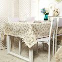 Modern simple polyester cotton fresh green olive branch lace tablecloth tea table table cloth tablecloth cover 