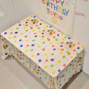  balloon party tablecloth PEVA disposable party tablecloth baby birthday decoration wash free party tablecloth 