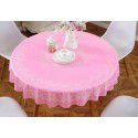 Factory direct sale diameter 210230cm big round tablecloth European style gilded PVC round table cloth water and oil proof tablecloth 