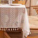 French ins style white lace tablecloth tea table mat rectangular table dessert tablecloth 