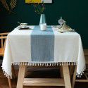 American Amazon Simple and Simple Cloth Cotton Linen Decorative Table Flag Plain European American Cross border Table Cloth Table Cloth 