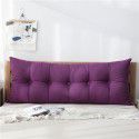 Cotton and linen headboard large cushion soft bag removable washable large backrest bed pillow tatami backrest sofa long pillow 