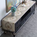 European style TV cabinet cover cloth, table cloth, rectangular tea table, living room, dust-proof cover, table cloth, table mat, shoe cabinet cloth 