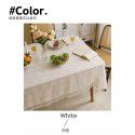 Cross border American tablecloth ins style hollow out three-dimensional embroidery rectangular tablecloth art tea table cloth cover 