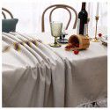 Cross border manufacturers' new tablecloths, dining tables, polyester imitation cotton, linen, jacquard cloth, table mats, tea table cloth, spot wholesale 