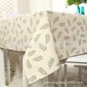 Modern simple polyester cotton fresh green olive branch lace tablecloth tea table table cloth tablecloth cover 