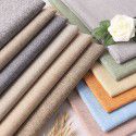 Cotton and linen tablecloth plain color thickened linen sofa fabric color coarse linen fabric old coarse canvas DIY manufacturer 