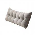 Cotton and linen headboard large cushion soft bag removable washable large backrest bed pillow tatami backrest sofa long pillow 