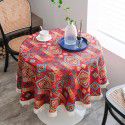 Yimanqiyun American tablecloth jacquard sunflower tablecloth round thick tablecloth directly supplied by the factory 