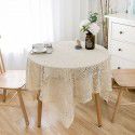 Lace beige lace tablecloth rectangular tea table hollowed out European cover tablecloth net red photo table decorative cloth 