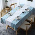 Table cloth waterproof, scald proof, oil proof, wash free pvc tea table mat rectangular light luxury table cloth 