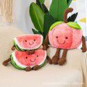 Fruit doll Apple plush toy doll Watermelon cherry children small puppet pillow comforting baby gift girl 