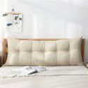 Cotton and linen headboard large cushion soft bag removable washable large backrest bed pillow tatami backrest sofa long pillow 