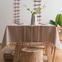 Amazon Table Cloth Wholesale Nordic ins Cotton Linen Cloth Home Table Cloth Party Table Cloth Table Cloth Cover 