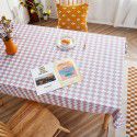 Rural farm PVC tablecloth waterproof oil proof wash free ins net red tabletop tablecloth tea table mat rectangle 