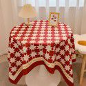 Nordic ins style table cloth, student dormitory, desk cloth, living room, table mat, tea table cloth, small and fresh 