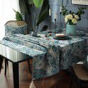 Cloth father tablecloth high temperature resistant tablecloth ins cotton linen tassel art rectangular tablecloth table mat tea table cover