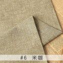 Cotton and linen tablecloth plain color thickened linen sofa fabric color coarse linen fabric old coarse canvas DIY manufacturer 