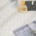 Photographic tablecloth ins wind light luxury high sense lace white cotton linen desk cloth rectangular tea table round table mat 