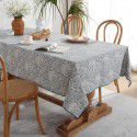 American pastoral floret polyester waterproof oil proof printed tablecloth, table cloth, table cloth, table cloth, one piece of towel 