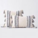 Home stay home decoration Ethnic style cushion headboard ins Moroccan lace tassel tufted pillow pillowcase 