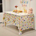  balloon party tablecloth PEVA disposable party tablecloth baby birthday decoration wash free party tablecloth 