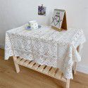 Korean ins blogger same style lace tablecloth room coffee shop decoration background cloth cream white hanging cloth art dinner mat 