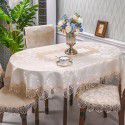 European Lace Living Room Simple Tea Table Table Cloth Hotel Household Round Round Table Table Cloth Light Luxury Fabric 