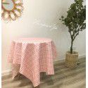 Korean vintage ins simple plaid tablecloth student desk cloth picnic cloth girl heart background cloth photo props 