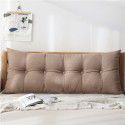 Cotton and linen headboard large cushion soft bag removable washable large backrest bed pillow tatami backrest sofa long pillow 