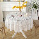 Lace tablecloth round small round table cloth Nordic vintage white ins style tablecloth net red dessert table cover 