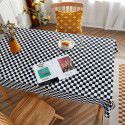 Rural farm PVC tablecloth waterproof oil proof wash free ins net red tabletop tablecloth tea table mat rectangle 