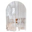 French garden lace gauze curtain rococo balcony bay window bedroom partition gauze curtain window gauze finished products wholesale