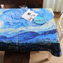 Foreign trade direct supply wholesale Van Gogh digital printing cotton linen tablecloth cloth table cloth tea table rectangular cover cloth 