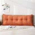 Cotton and linen headboard large cushion soft bag removable washable large backrest bed pillow tatami backrest sofa long pillow 