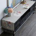 European style TV cabinet cover cloth, table cloth, rectangular tea table, living room, dust-proof cover, table cloth, table mat, shoe cabinet cloth 