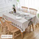 European ins imitation cotton linen PVC waterproof oil proof Nordic tablecloth No wash plastic tablecloth Hotel tablecloth 